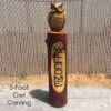 Great Horned Owl Chainsaw Carving Stump Sculpture