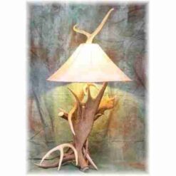Hidalgo Combination Antler Table Lamp|Log Cabin Rustics