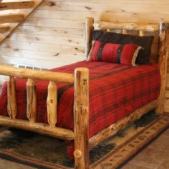 Twist Of Nature - Single Rail Pine Bed