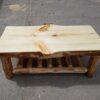 Twist Of Nature Red Pine Log Coffee Table