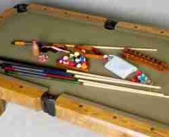 Viking timber lodge barnwood pool table 147 300x200 1