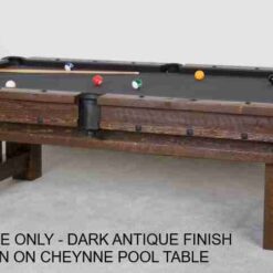 Viking timber lodge barnwood pool table 175