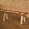 Red Cedar Half-Log Bench