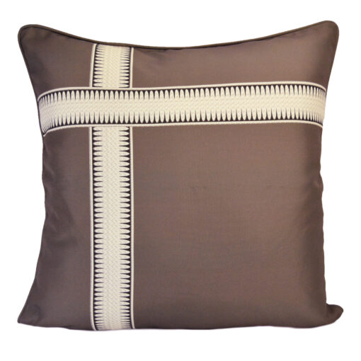 Natures collage (brown) dec pillow