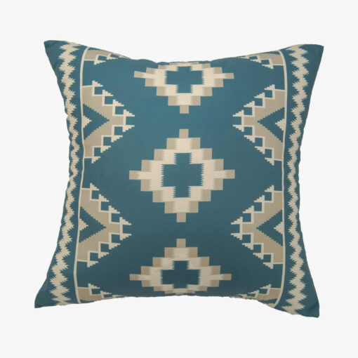Mesquite (motifs blue) dec pillow