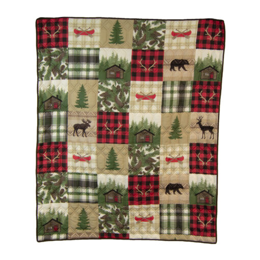 Cedar lodge throw
