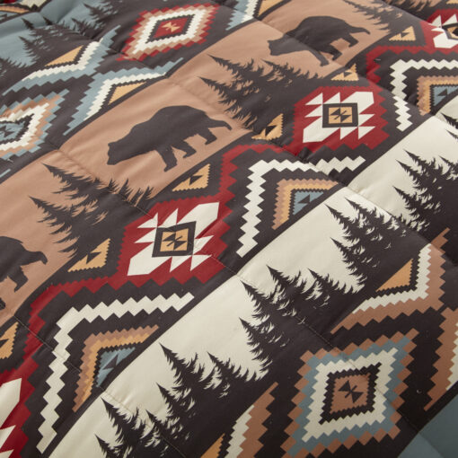 Bear totem king comforter set - image 3