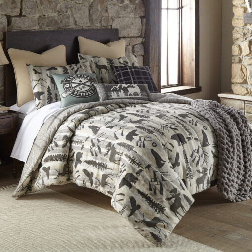 Forest weave queen comforter set - image 2
