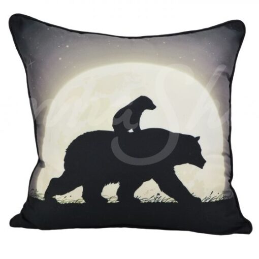 Nightly walk (silhouette) dec pillow