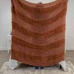 Y00120 plush knit rust lifestyle 1