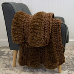 Y00123 plush knit tobacco 3