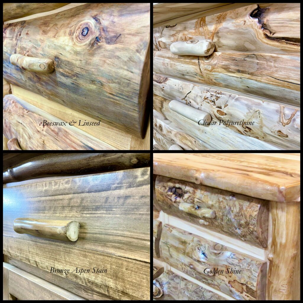 Mountain Woods Log Furniture Aspen Bathroom Vanity Log Cabin Rustics