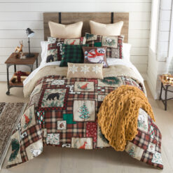 Queen Comforter Set, Woodland Holiday