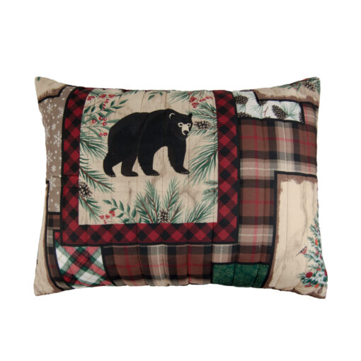 King quilted bedding set, woodland holiday - image 3