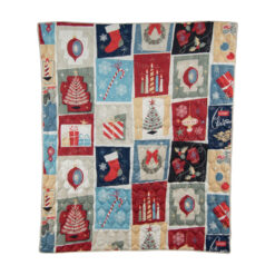 Retro Christmas Throw