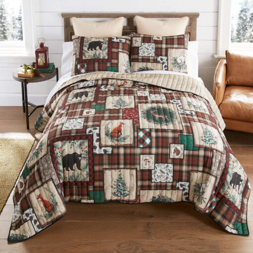 Queen set, woodland holiday - image 2