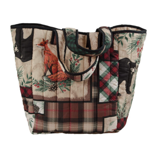 King quilted bedding set, woodland holiday - image 4