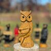 Owl Chainsaw Carving