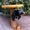 Sleepy Bear Chainsaw Carving Table
