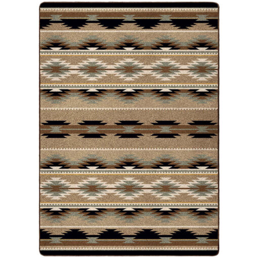 Medicine (light) rustic rug by american dakota