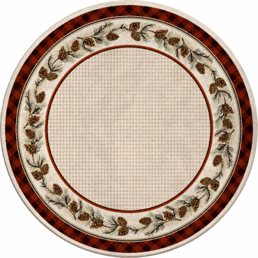 Appalachian pine (autumn) rustic rug by american dakota - image 5