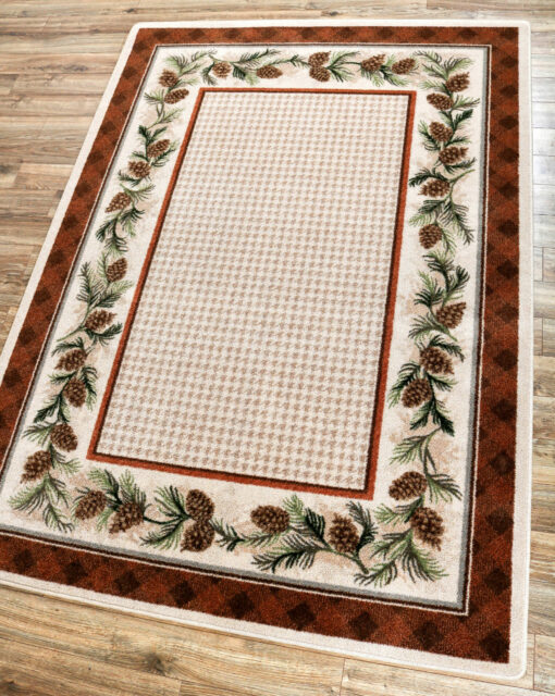 Appalachian pine (autumn) rustic rug by american dakota - image 4