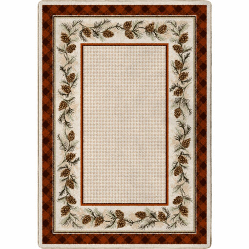 Appalachian pine (autumn) rustic rug by american dakota