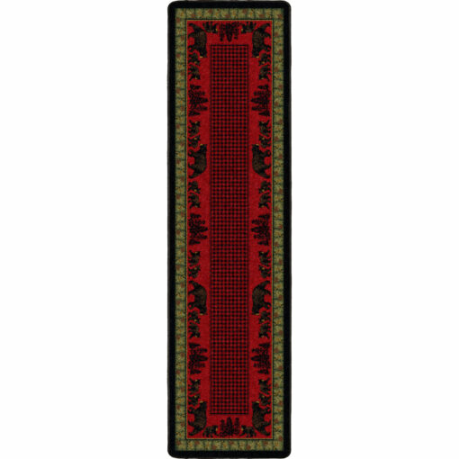 Bear family (multi) rustic rug by american dakota - image 6