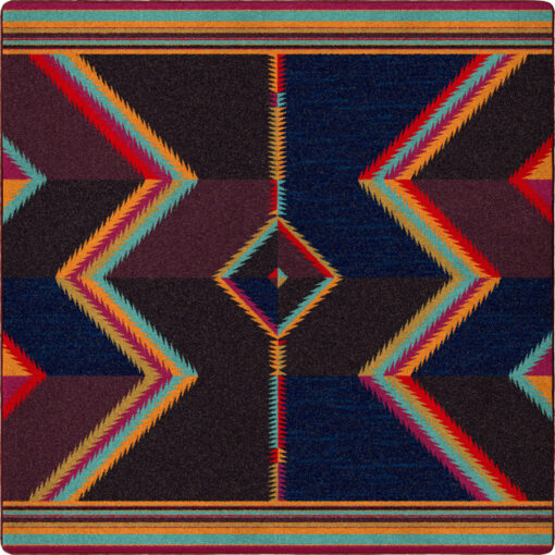 Big water (sunset canyon) rustic rug by american dakota - image 4