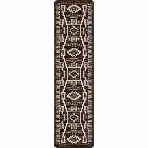 Cloudburst (chocolate) rustic rug by american dakota - image 6