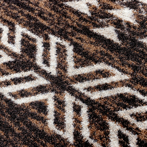 Cloudburst (chocolate) rustic rug by american dakota - image 4
