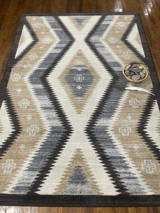 Roar (natural wools) rustic rug by american dakota - image 3