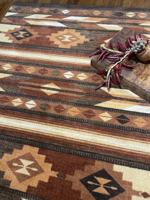 Shadows (red rock) rustic rug by american dakota - image 5