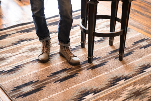 Medicine (light) rustic rug by american dakota - image 4