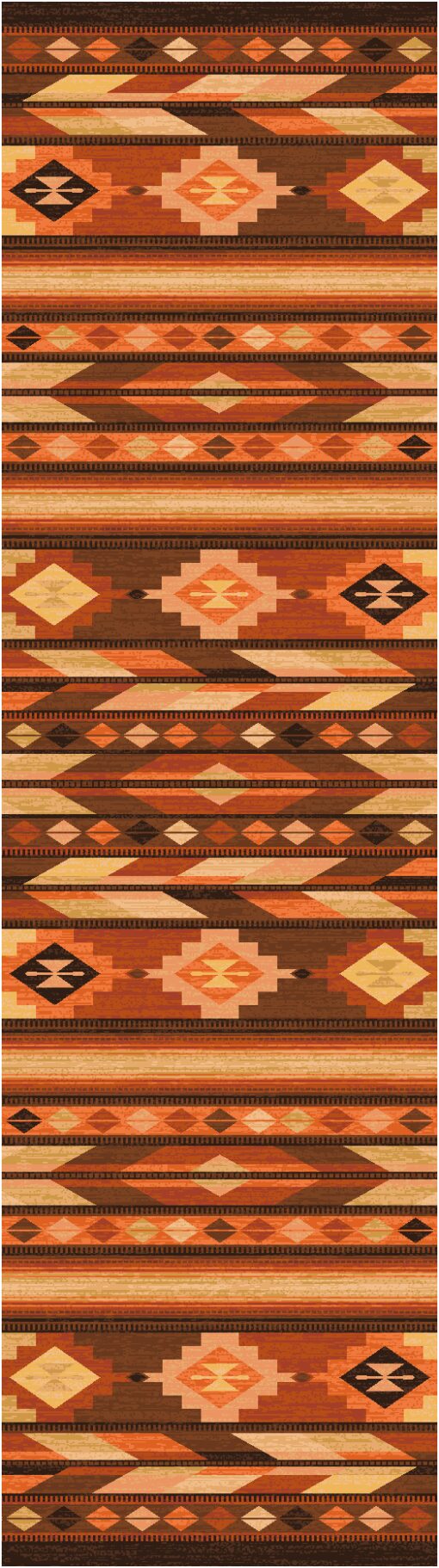 Shadows (red rock) rustic rug by american dakota - image 6