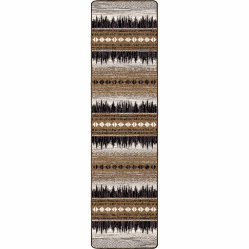 Shock wave (natural) rustic rug by american dakota - image 5