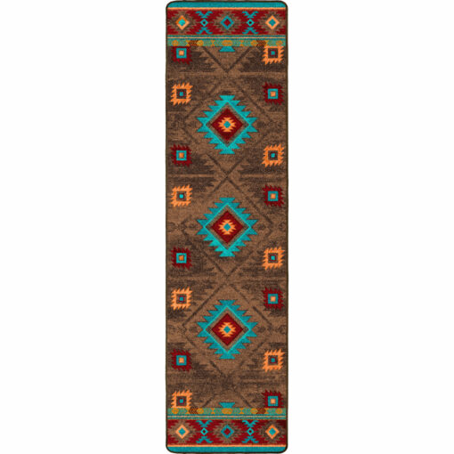 Whisky river (turquoise) rustic rug by american dakota - image 4