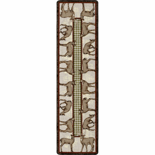 Whitetail deer (thicket) rustic rug by american dakota - image 4