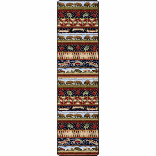 Wilderness trek (multi) rustic rug by american dakota - image 4
