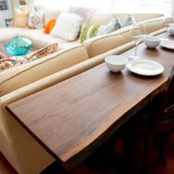 live edge sofa table