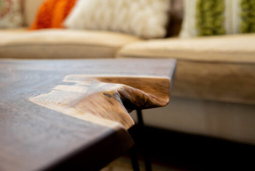 Live edge coffee table