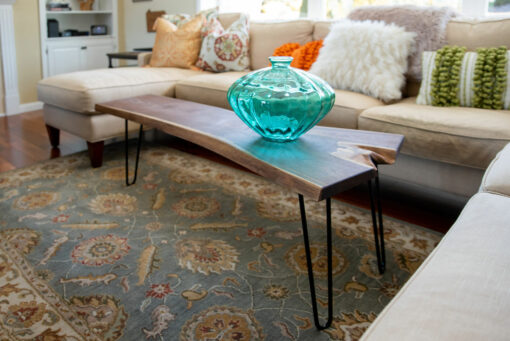 Live edge coffee table