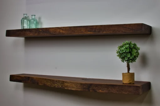 Live edge shelves - walnut - image 3