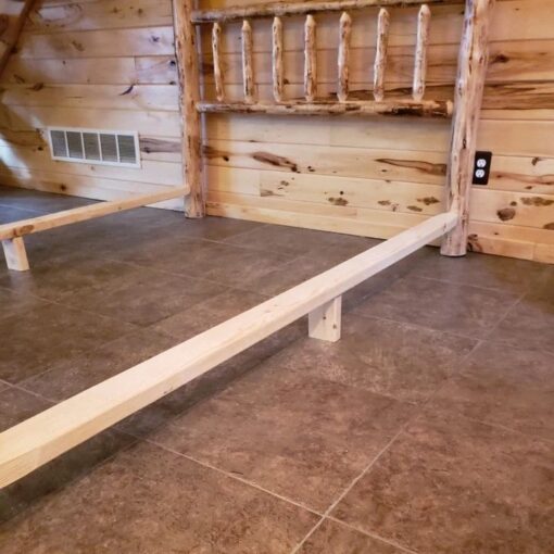 Twist of nature - unassembled pine wilderness bed kit - image 2