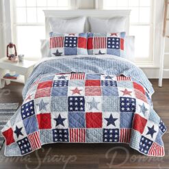 Star and Stripe Quilt Set