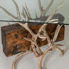 Timberline Mule Deer Antler End Table