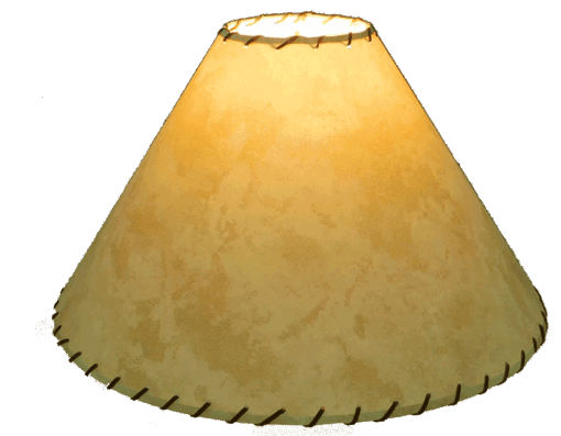 Faux leather lampshade - image 4