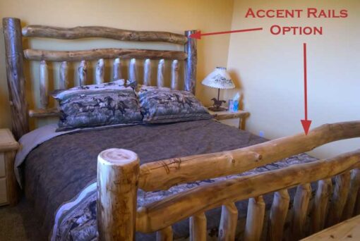 Aspen log standard bed - image 9