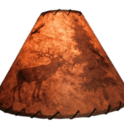 Faux Leather Lampshade 21 Lsha 16 rp elk opt