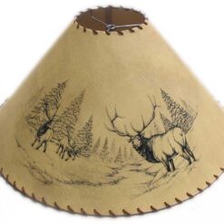 Wildlife Lampshade 14 Elk large opt